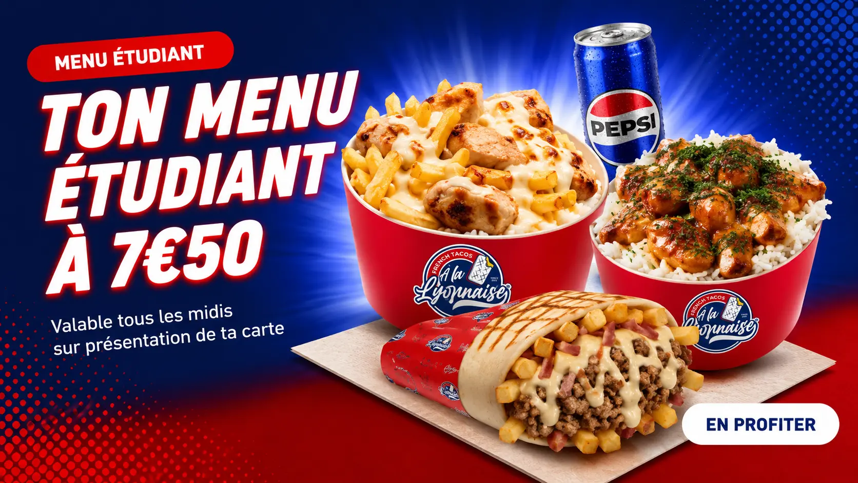 Menu Étudiant